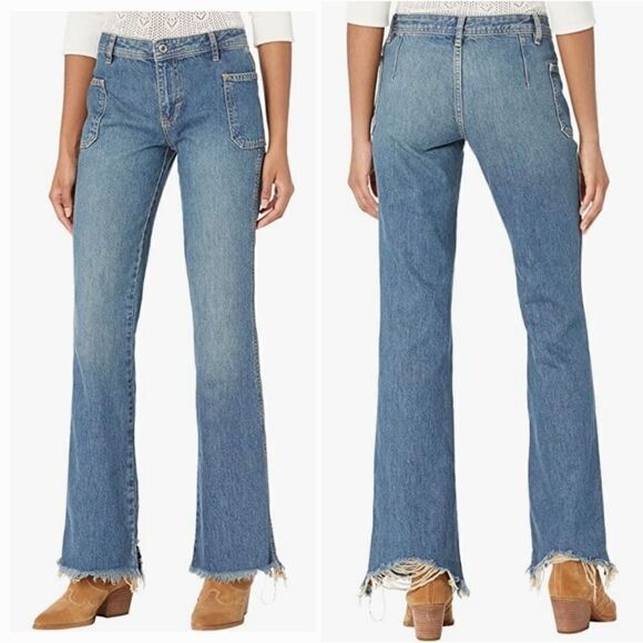 Free People- We The Free Izzy Flare Jeans Size 27 - Picture 1 of 11